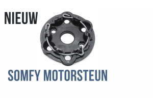 Nieuw - Goedkopere motorsteun van Somfy 