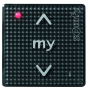 Somfy Smoove RTS zwart zonder frame met touch bediening