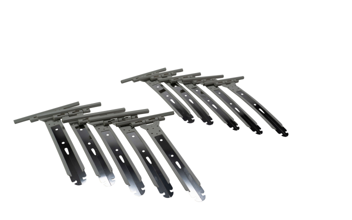 PVC veer - 14 cm lang - voor 9 mm lamellen (pakket 10 stuks) main product photo
