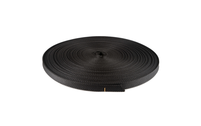 Rolluiklint 14 mm breed, rol 50 meter, zwart main product photo