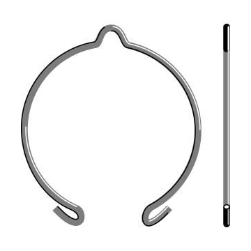 Losse borgclip voor motorsteun 50 serie