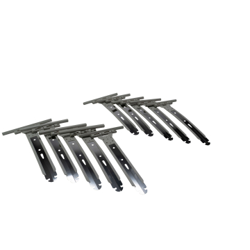 PVC veer - 14 cm lang - voor 9 mm lamellen (pakket 10 stuks)