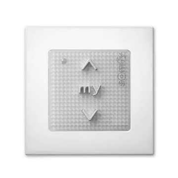 Somfy Smoove Origin RTS - wit wandschakelaar