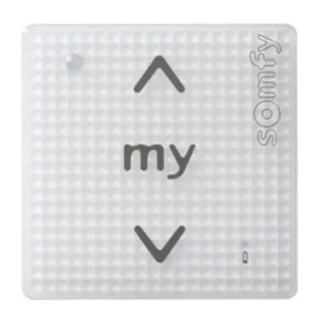 Somfy Smoove 1 IO pure shine (wit) wandschakelaar