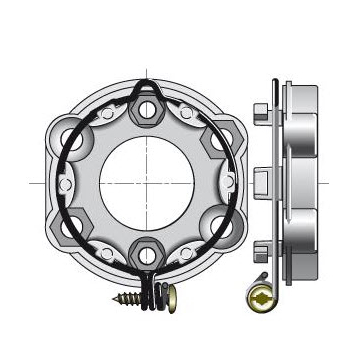 Somfy serie 60 universele motorsteun