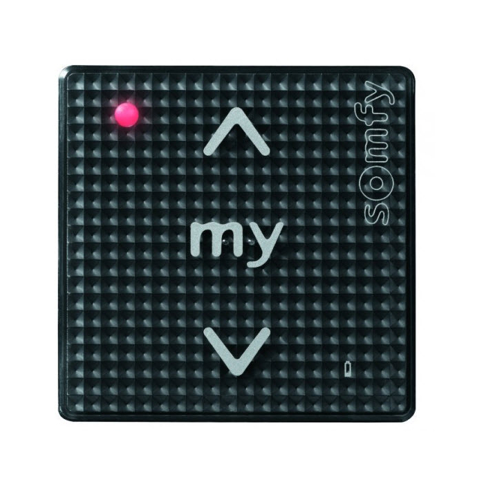 Somfy Smoove RTS zwart zonder frame met touch bediening