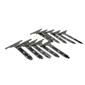 PVC veer - 17 cm lang - voor 9 mm lamellen (pakket 10 stuks)