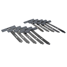 Rolluikveer standaard voor 9 mm lamellen (pakket van 10 stuks)