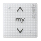 Somfy Smoove 1 IO pure shine (wit) wandschakelaar