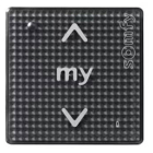 Somfy Smoove 1 IO black shine wandschakelaar
